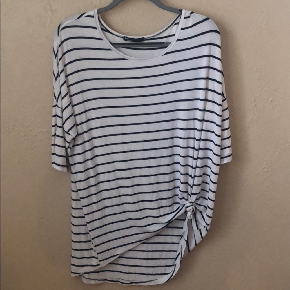 Black & White High Low shirt
